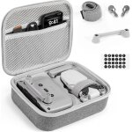 Mini 4k etui rigide, sac de transport pour dji mini 4k / mini 2 / mini 2 se drone accessoires avec 2 ...