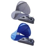 Mini - abri solaire portable, tente pop - up pour plage, coupe - vent, anti - sable, mini - parasol d'extrieu ...