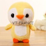 Mini animaux en peluche, modele: pingouin jaune 10cm