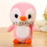 Mini animaux en peluche, modele: pingouin rose