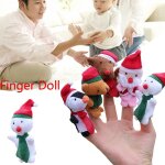 Mini animaux en peluche de nol, 5 pices / paquet, jouets figurines d'action pour couple parent - enfant, ...