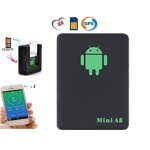 Mini appareil de suivi gsm / gprs a8, avec bouton sos, en temps r�el, sans gps, pour voiture, enfants ...