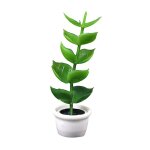 Mini arbre en plastique miniature vert, accessoires, simulation de plantes en pot, modle jouets pour ...