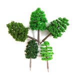 Mini arbre vert de diffrentes tailles, 30 pices, modles mixtes, bricolage, paysage