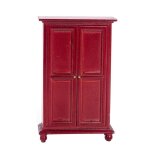 Mini - armoire de couleur unie, modle d'armoire durable, double porte, accessoires multifonctionnels ...
