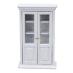 Mini armoire d�licate en bois, armoire de maison de poup�e