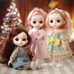 Mini articulations mobiles de 16 cm pour bébé fille, jouet 3d mignon avec vêtements pour maison de poupée ... Mini articulations mobiles de 16 cm pour bébé fille, jouet 3d mignon avec vêtements pour maison de poupée ...