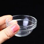 Mini assiette a soupe en verre pour maison de poupe, pot de 6cm, simulation de plat de cuisine, jouet, ...