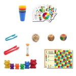 Mini balance ours arc - en - ciel, jeux a empiler, en boîte, tasse, comptage, jouets mathématiques educatifs ... Mini balance ours arc - en - ciel, jeux a empiler, en boîte, tasse, comptage, jouets mathématiques educatifs ...
