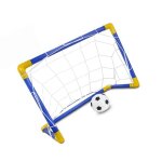 Mini ballon de football pliant en plastique pour enfants, poteau de but parfait, ensemble de filet, haute ...