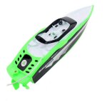 Mini bateau radiocommand� pour enfant, jouet de course de vitesse, mod�le de bateau a rames, cadeau d'annivers ...