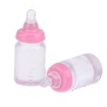 Mini biberon de lait 1:12 pour maison de poup�e, 4 pi�ces, d�cor de maison de poup�e, cadeaux les plus ...