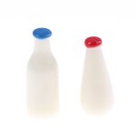 Mini biberon en r�sine de simulation, styles multiples, transparent, super mignon, accessoires pour maison ...