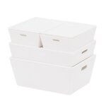 Mini bote de maison de poupe 1:6 et 1:12, modle avec couvercle / bote de rangement / etui de confinement, ...