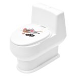 Mini bol de toilette blanc intéressant et amusant, jouet pistolet a eau surnaturelle pour enfants Mini bol de toilette blanc intéressant et amusant, jouet pistolet a eau surnaturelle pour enfants
