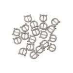 Mini boucle tri - glissante ultra - petite, 20 / 40 pi�ces, style chat, bricolage de ceinture, v�tements ...