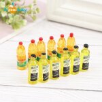 Mini bouteille d'huile d'olive en rsine kawaii, miniature, pour maison de poupe, mini cabochon, diy, ...