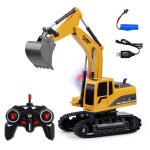 Mini bulldozer electrique tlcommand 2. 4g, vhicule tlcommand en plastique pour garon, jouet en ...