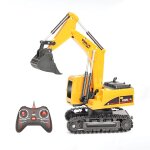 Mini bulldozer tlcommand rc camions 1:24 5ch 6ch voiture d'ingnierie en alliage camion a benne basculante ...