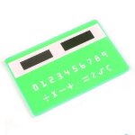 Mini calculatrice portable, carte de papeterie, ultra - mince, solaire, 1 pièce Mini calculatrice portable, carte de papeterie, ultra - mince, solaire, 1 pièce