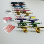 Mini camion de planche a roulettes professionnel, 36mm, 34mm, 32mm - type 34mm yellow Mini camion de planche a roulettes professionnel, 36mm, 34mm, 32mm - type 34mm yellow