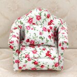 Mini canap en bois moderne 1:12, dcoration de meubles de salon pour maison de poupe