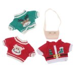 Mini canard en peluche, accessoires de jouets de poupe de 20 - 30cm, srie de nol, sac de pull, vtements, ...