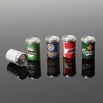 Mini canette de bière en aluminium 10 pièces / ensemble, divers styles, accessoires de simulation, modèle ... Mini canette de bière en aluminium 10 pièces / ensemble, divers styles, accessoires de simulation, modèle ...