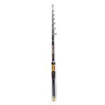 Mini canne  pche portable en carbone, tlescopique, anneau en fil de cramique, 2. 4m