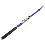 Mini canne  pche tlescopique ultra lgre en fibre de verre (1, 8 m)
