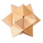 Mini casse - t�te en bois etoile