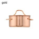 Mini casserole en mtal 1:12 pour maison de poupe, ustensiles de cuisine miniatures, ustensiles de cuisine, ...