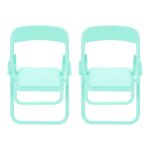 Mini chaise miniature, 2 pi�ces, mod�le de mini chaise, ornement de maison, accessoire pour enfants, ...