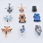 Mini chasseur volant en plastique color pour enfants, jouet en plastique cratif, apprentissage de la ...