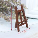 Mini chevalet de peinture en bois pour enfants, echelle 1:12, accessoires de maison de poupe, meubles, ...