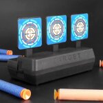 Mini cibles electriques a rinitialisation existent pour enfant, gel oligsoft, balle d'eau, pistolet, ...