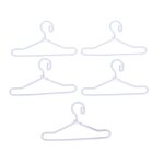 Mini cintres miniatures pour maison de poupe, vtements, accessoire de garde - robe pour poupe 1:12 ...