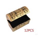 Mini coffres - trsors en or pirate pour enfants, nouvelle bote a bonbons, dcoration de gteau, jouet, ...