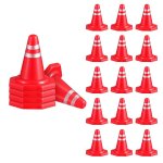Mini cônes de circulation en plastique, 20 pièces, pour entraînement sportif, mini panneaux de signalisation ... Mini cônes de circulation en plastique, 20 pièces, pour entraînement sportif, mini panneaux de signalisation ...