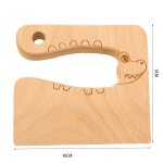 Mini couteau en bois pour enfants, animal mignon, simulation de coupe de légumes et de fruits, jouet ... Mini couteau en bois pour enfants, animal mignon, simulation de coupe de légumes et de fruits, jouet ...
