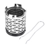 Mini couverture de cuisinire  gaz pliable en mtal, portable, pour l'extrieur, accessoire de camping ...