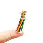 Mini crayons de couleur inscriptibles pour maison de poupe, 1 bouteille, echelle 1 / 12, accessoires ...