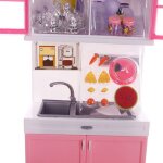 Mini cuisine pour enfants, cadeau de noël, ensemble de cuisine, armoire, poêle, jouet pour filles, cadeau ... Mini cuisine pour enfants, cadeau de noël, ensemble de cuisine, armoire, poêle, jouet pour filles, cadeau ...