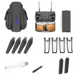 Mini drone 4k 1080p haute d�finition, cam�ra wifi fpv, pression de l'air, maintien d'altitude, quadricopt�re ...