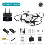 Mini drone 4k gps professionnel, avec cam�ra hd 4k, rc, h�licopt�re, wifi fpv, quadcopte, jouets, cadeau ...