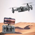 Mini drone avec cam�ra 4k pliable, 4 canaux, 6 axes, quadricopt�re fpv, suivez - moi, rc, jouets pour ...