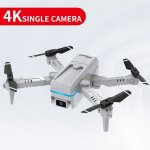 Mini drone pliant h6 4k hd, double cam�ra, t�l�commande led, avion fpv wifi, transmission en temps r�el ...