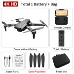 Mini drone professionnel hd 4k, double cam�ra, wifi roulant, pr�servation de la hauteur, jouets h�licopt�re ...