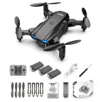 Mini drone radiocommand� avec cam�ra hd 4k, wifi, fpv, quadricopt�re pliable de poche, retour a une touche, ...