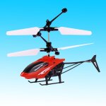 Mini drone radiocommand� avec t�l�commande et lumi�re par led, h�licopt�re a induction, avion en suspension, ...
